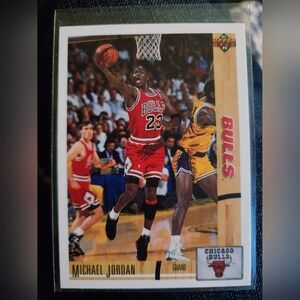 MICHAEL JORDAN Chicago Bulls 1991 Upper Deck #44 Basketball Card NBA Pristine